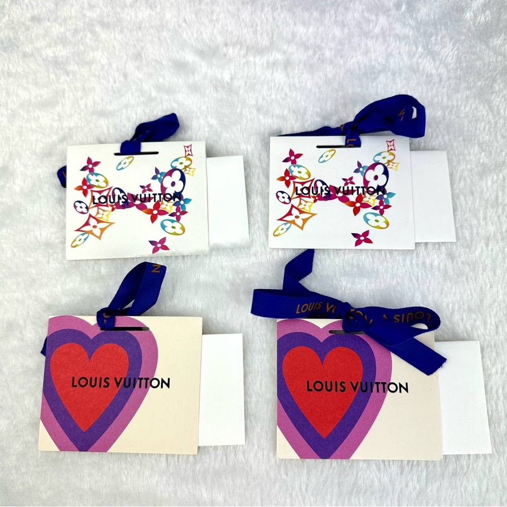 Louis Vuitton bag gift card tag. NEW with ribbon PICK ONE! - Picture 3 of 3
